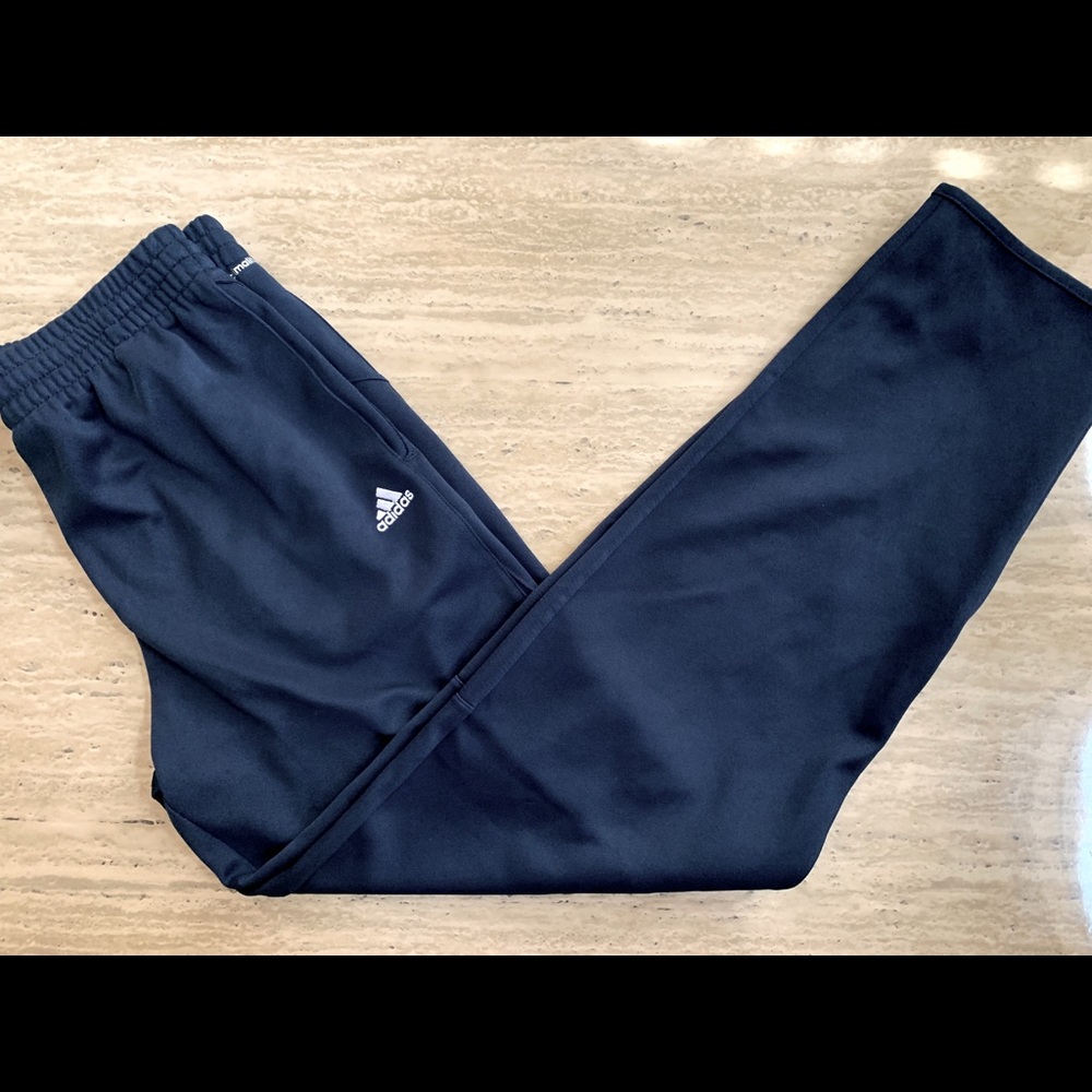 Navy adidas sweats